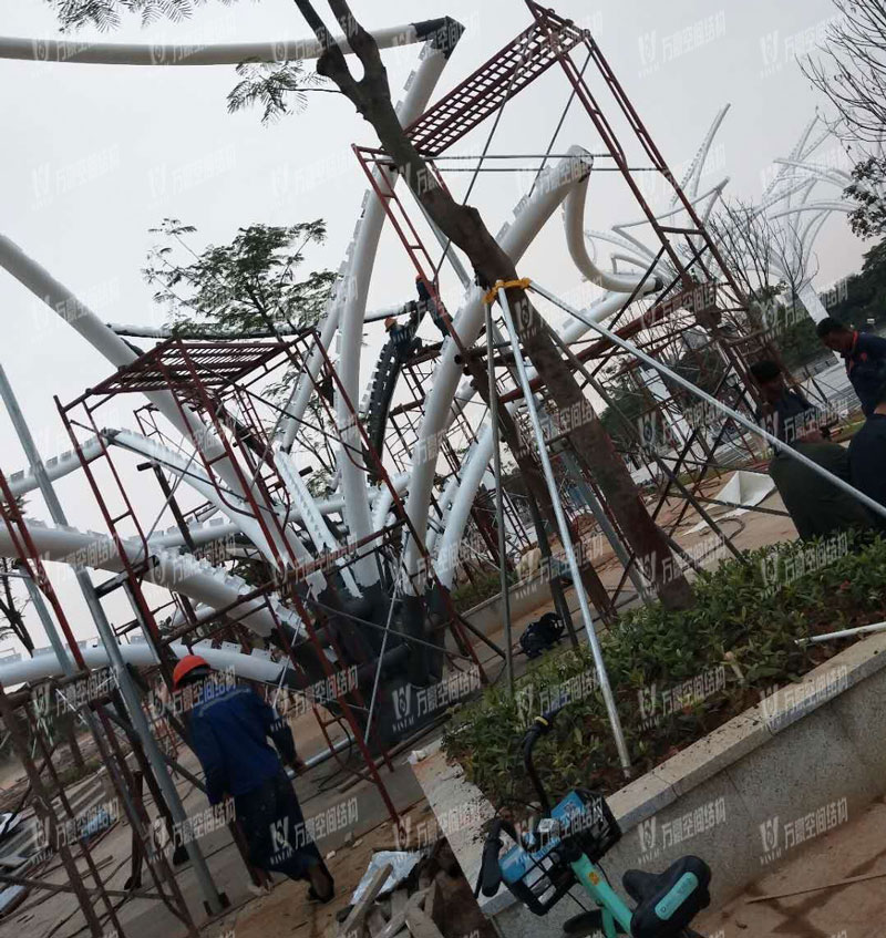 東莞市東江西岸異型鋼結(jié)構(gòu)項(xiàng)目