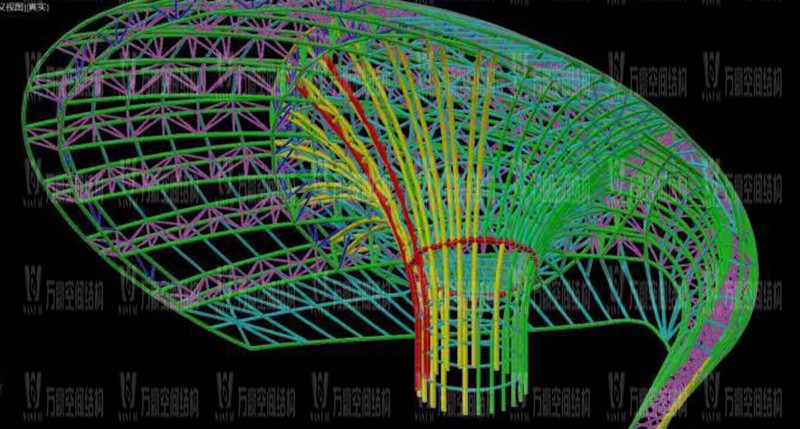 威海經(jīng)貿(mào)交流中心工程-大貝殼項(xiàng)目鋼結(jié)構(gòu)施工中 威海經(jīng)貿(mào)交流中心工程-大貝殼項(xiàng)目鋼結(jié)構(gòu)施工中