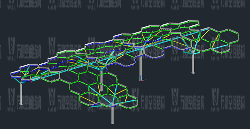 樂清鐵定溜溜樂園膜結(jié)構(gòu)工程位于浙江省溫州市樂清市，項目鋼膜結(jié)構(gòu)雨棚包括6號商業(yè)街蜂窩狀ETFE膜結(jié)構(gòu)、檢票口PTFE膜結(jié)構(gòu)、售票口PVDF膜結(jié)構(gòu)。    目前，售票口、檢票口已全部完成；6號商業(yè)街支撐結(jié)構(gòu)已安裝完成，正在吊裝網(wǎng)殼，網(wǎng)殼共分為11片，正在吊裝第3片。  樂清鐵定溜溜樂園膜結(jié)構(gòu)工程商業(yè)街網(wǎng)殼吊裝中  樂清鐵定溜溜樂園膜結(jié)構(gòu)工程商業(yè)街網(wǎng)殼吊裝中  樂清鐵定溜溜樂園膜結(jié)構(gòu)工程商業(yè)街網(wǎng)殼吊裝中  樂清鐵定溜溜樂園膜結(jié)構(gòu)工程商業(yè)街網(wǎng)殼吊裝中  樂清鐵定溜溜樂園膜結(jié)構(gòu)工程商業(yè)街網(wǎng)殼吊裝中    期待整個工程的完工，來領略它別致的風采。
