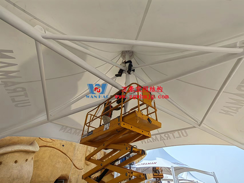 上海海昌海洋公園鋼膜結(jié)構(gòu)工程完工 上海海昌海洋公園鋼膜結(jié)構(gòu)工程完工