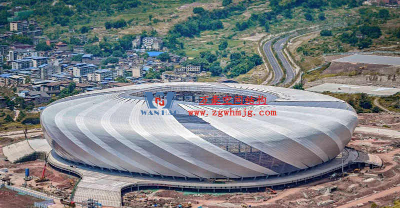 重慶龍興亞洲杯體育場ETFE天幕項目 重慶龍興亞洲杯體育場ETFE天幕項目