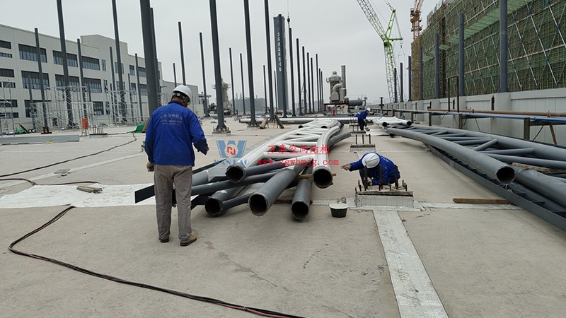 浙江真愛毯業(yè)科技有限公司廠房三屋面膜結(jié)構(gòu)工程最新進(jìn)度 浙江真愛毯業(yè)科技有限公司廠房三屋面膜結(jié)構(gòu)工程最新進(jìn)度