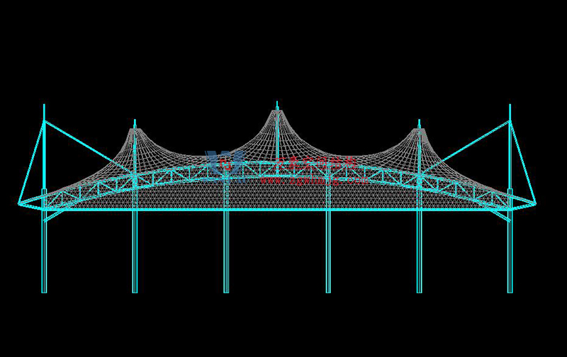 萬豪2023第6標(biāo)-溫州惠民路西側(cè)綠地球場鋼膜結(jié)構(gòu)工程