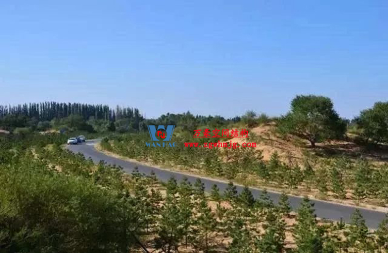 芳菲四月，共鑒美好！陜西定邊馬蓮灘沙漠公園鋼膜結(jié)構(gòu)工程最新進(jìn)展播報(bào)