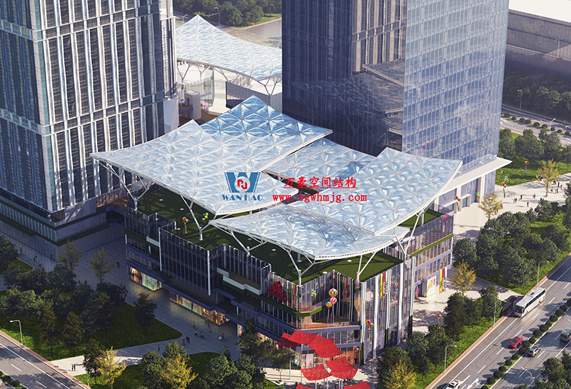 縱使烈日炎炎，腳步從未止歇！海南這個(gè)ETFE氣枕膜項(xiàng)目施工進(jìn)度有最新消息