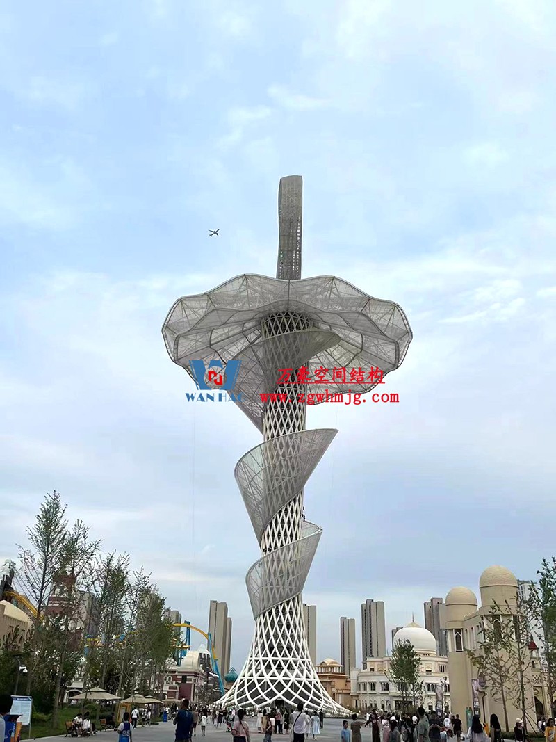 西安絲路塔ETFE膜結(jié)構(gòu)項(xiàng)目順利完工 西安絲路塔ETFE膜結(jié)構(gòu)項(xiàng)目順利完工