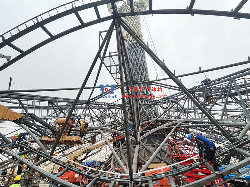 西安絲路塔ETFE膜結(jié)構(gòu)項(xiàng)目順利完工 西安絲路塔ETFE膜結(jié)構(gòu)項(xiàng)目順利完工