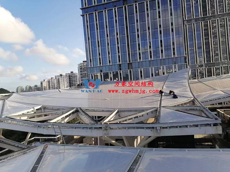 中交海南總部基地項目A地塊三標(biāo)段ETFE膜結(jié)構(gòu)項目 中交海南總部基地項目A地塊三標(biāo)段ETFE膜結(jié)構(gòu)項目