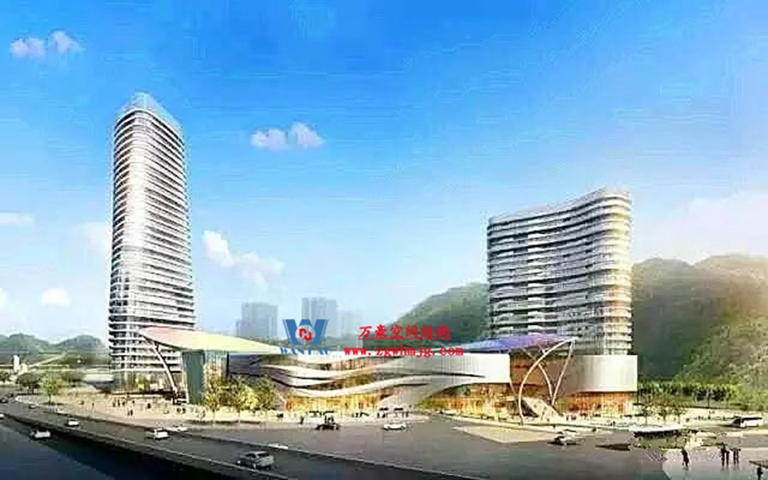 遵義高鐵新城上的一條鋼膜結(jié)構(gòu)“長(zhǎng)龍” 遵義高鐵新城上的一條鋼膜結(jié)構(gòu)“長(zhǎng)龍”