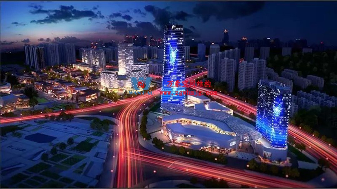 遵義高鐵新城上的一條鋼膜結(jié)構(gòu)“長(zhǎng)龍” 遵義高鐵新城上的一條鋼膜結(jié)構(gòu)“長(zhǎng)龍”