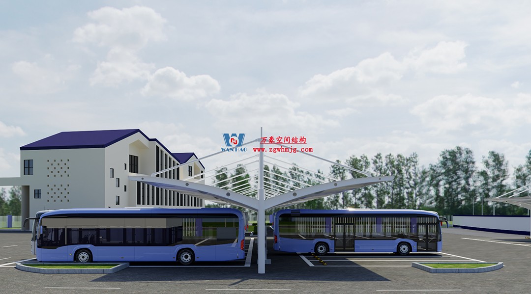 隨處可見(jiàn)的遮陽(yáng)擋雨守護(hù)衛(wèi)士-膜結(jié)構(gòu)車棚