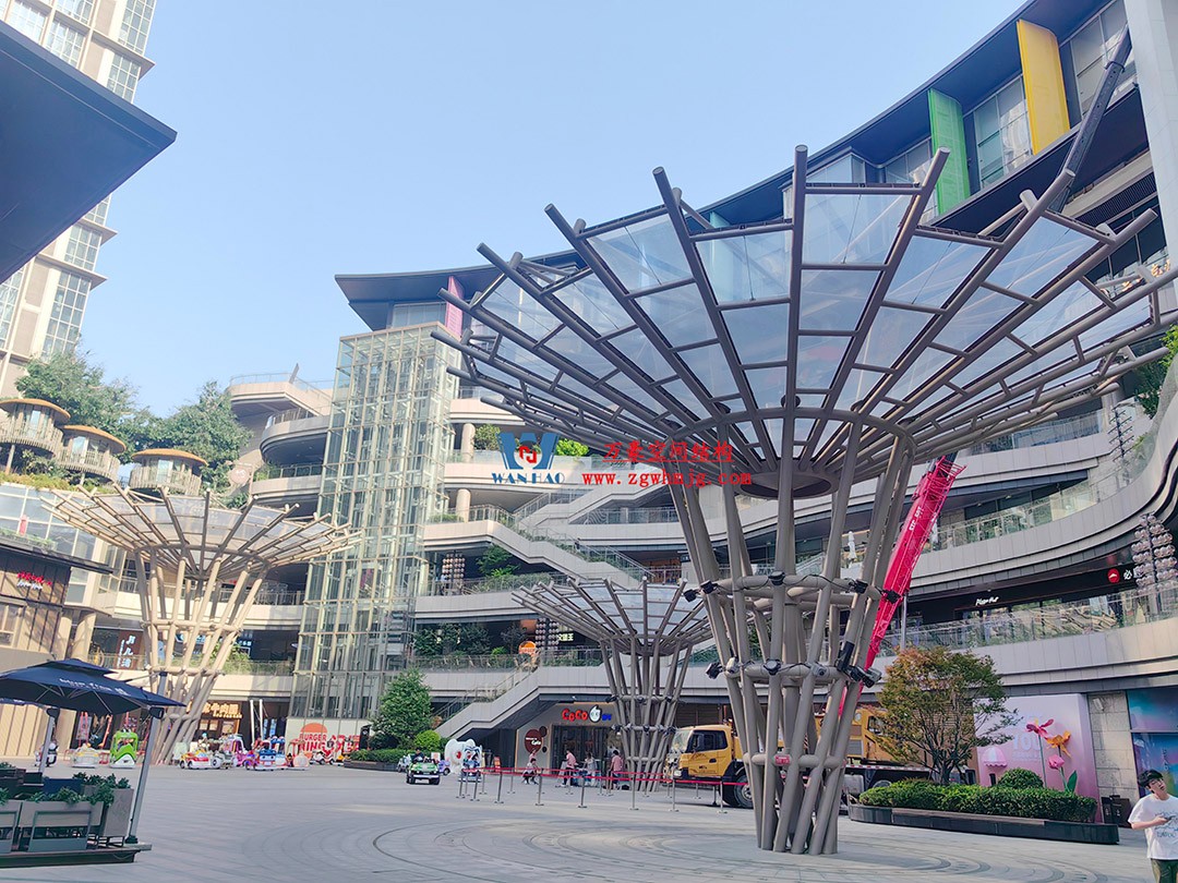 閃爍在建筑廣場(chǎng)之中的絢麗花朵—ETFE膜結(jié)構(gòu)景觀小品 閃爍在建筑廣場(chǎng)之中的絢麗花朵—ETFE膜結(jié)構(gòu)景觀小品