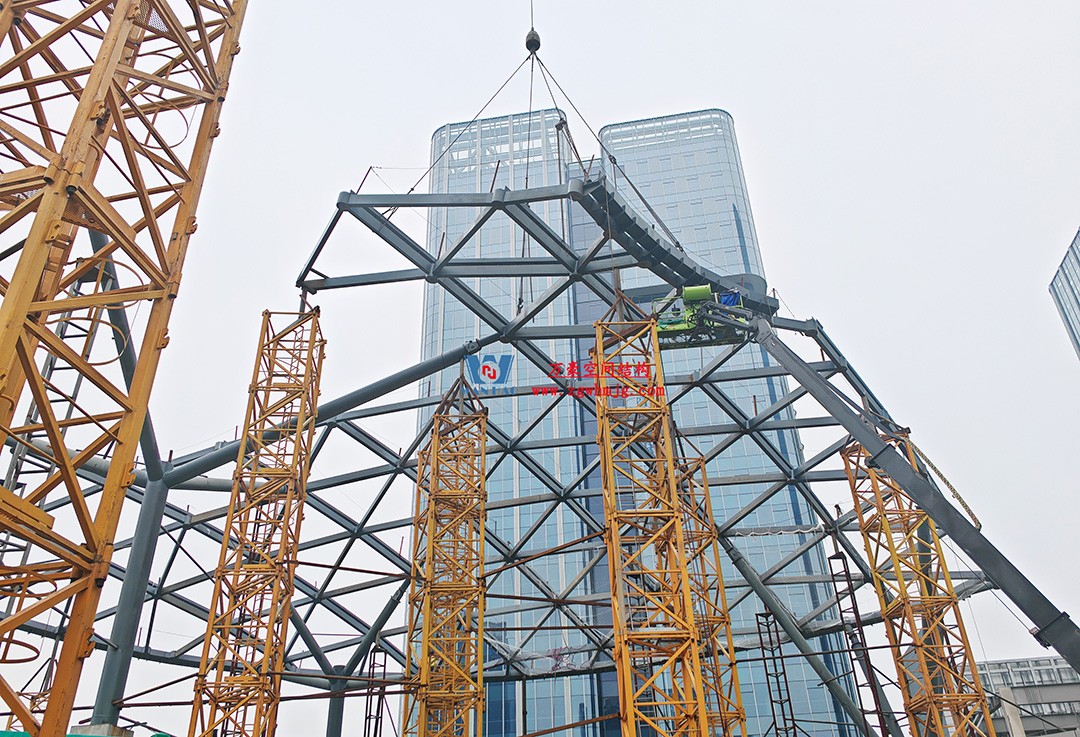 攻堅(jiān)克難，全速推進(jìn)|這個(gè)ETFE商業(yè)天幕迎來新進(jìn)展