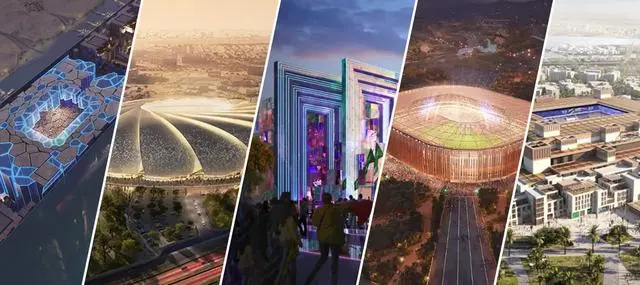 沙特公布2034年世界杯的15個(gè)場館設(shè)計(jì)，預(yù)計(jì)耗資數(shù)千億美元
