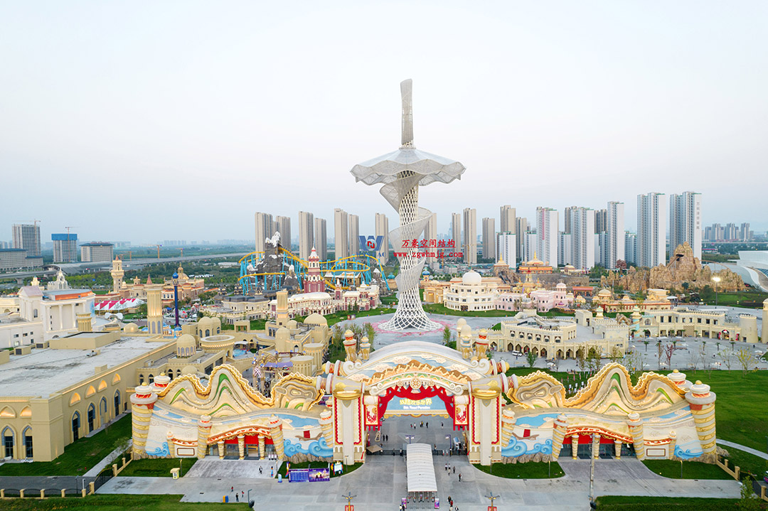 ETFE膜結(jié)構(gòu)地標塔—以愛之名，點亮絲路歡樂世界