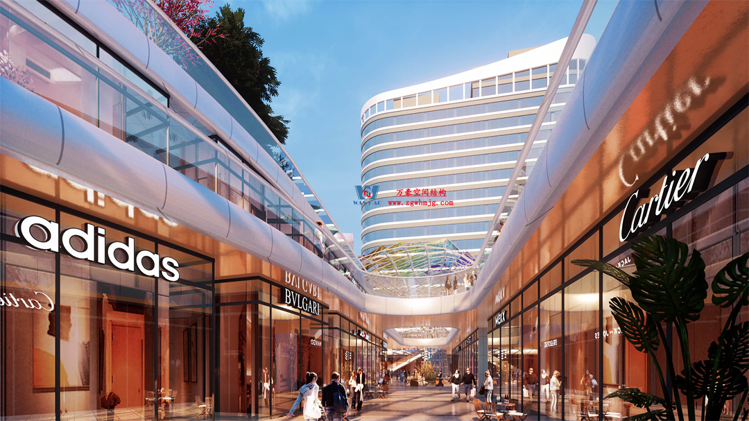 茂名總匯天街ETFE氣枕商業(yè)天幕，打造光影藝術(shù)“場景”