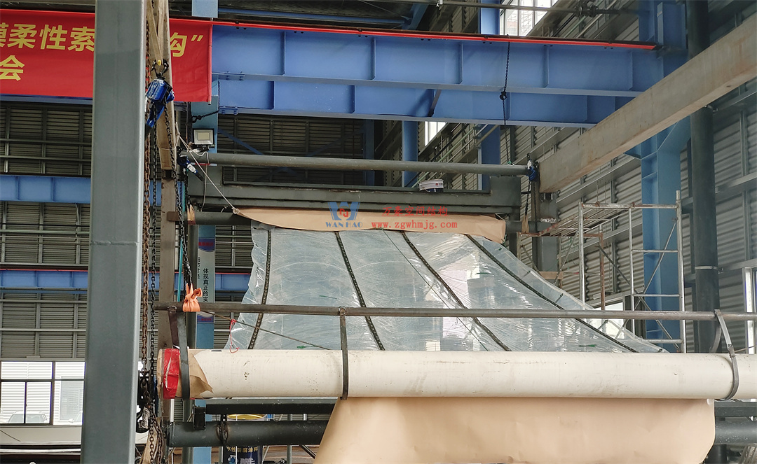 科技賦能品質(zhì)工程 | 萬豪集團攜手浙大團隊圓滿完成無錫奧體中心膜結(jié)構(gòu)排水試驗驗收