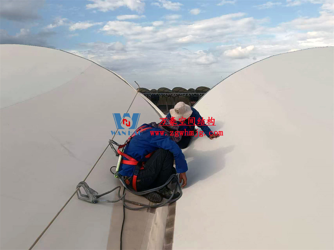 非洲杯肯尼亞體育場PTFE鋼膜結構屋面工程