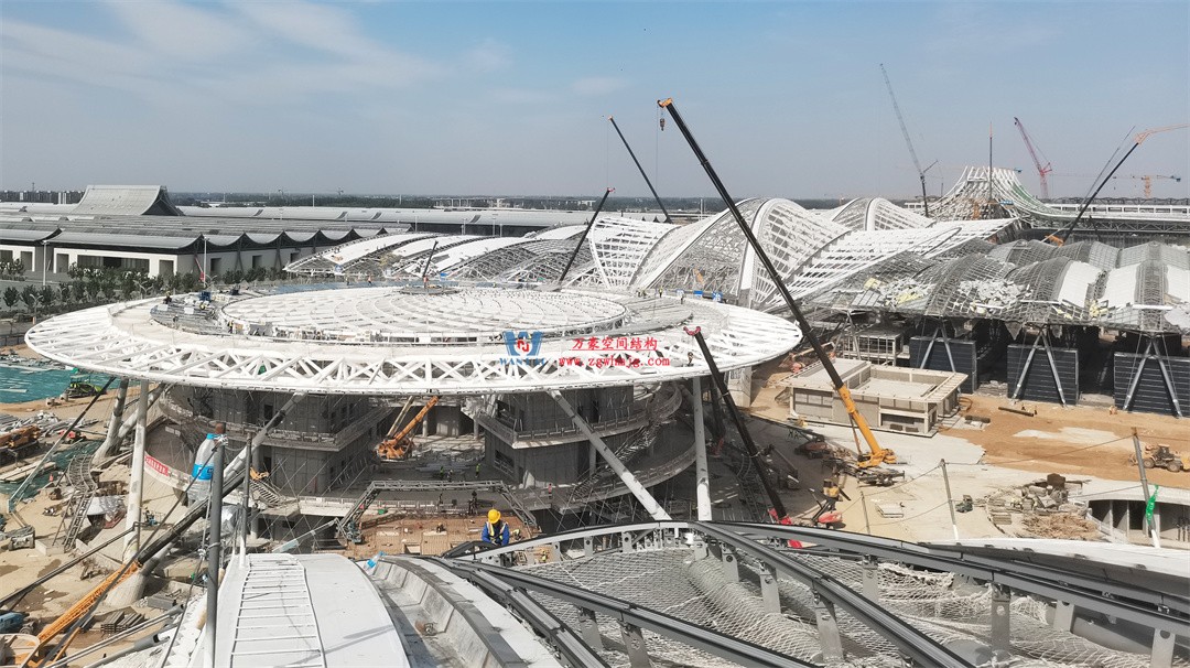 千帆競發(fā)勢如虹｜中原國際會展中心膜結(jié)構(gòu)天幕攻堅實錄，擎起中原會展新地標！