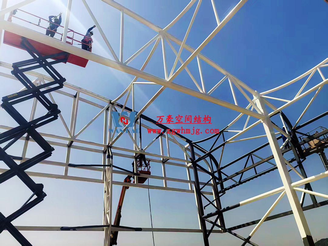 比亞迪紹興嵊州賽車場干拔沙坡觀景平臺PTFE鋼膜結(jié)構(gòu)