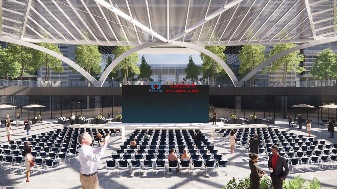 ETFE氣枕膜與雙曲面空間網(wǎng)殼結(jié)構(gòu)結(jié)合是什么樣？一起來一睹真容