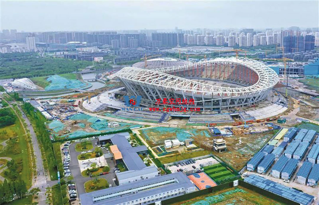 無(wú)錫奧體中心體育場(chǎng)ETFE膜首吊成功，太湖畔將閃耀“生態(tài)之光”