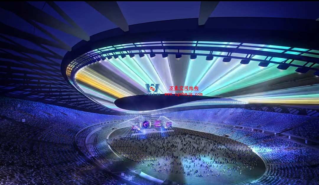 太湖之畔，華燈初上|無錫奧體中心施工加速