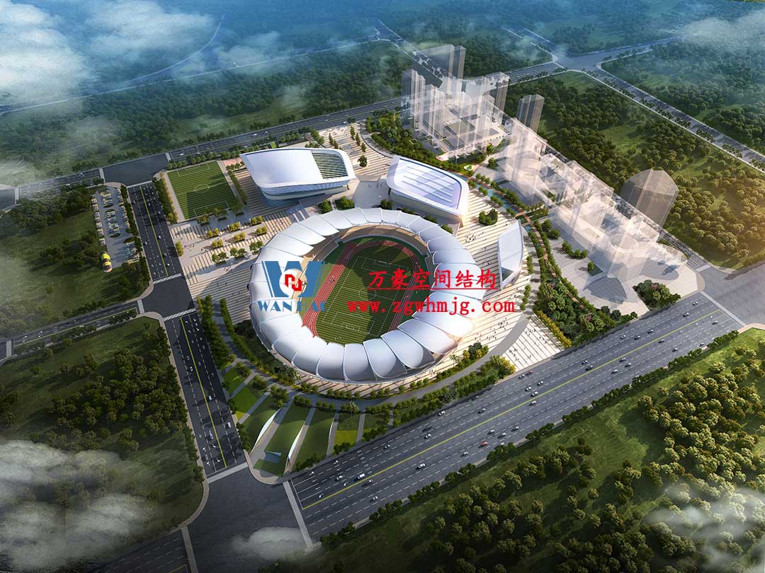 瑞麗國(guó)際文體中心建設(shè)項(xiàng)目體育場(chǎng)鋼結(jié)構(gòu)工程