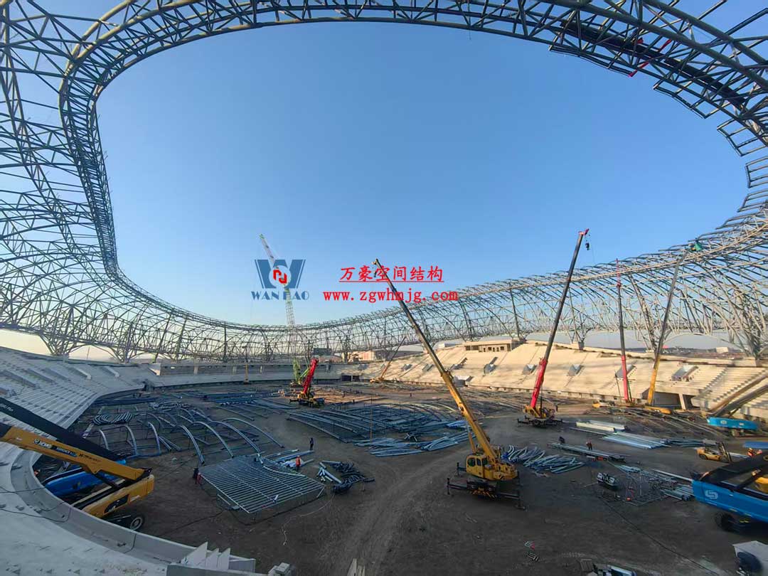 山東蓬萊體育場(chǎng)PTFE膜結(jié)構(gòu)項(xiàng)目