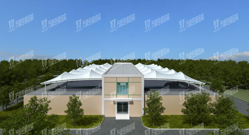 慈溪自來(lái)水廠污水池膜結(jié)構(gòu)